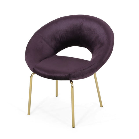 Image of Denise Modern Glam Velvet Accent Chair