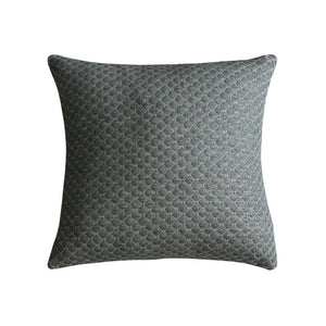 Diamond-shaped Quilted Throw Pillow Cover