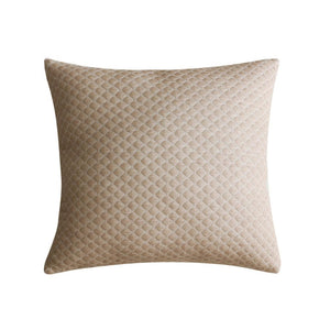 Diamond-shaped Quilted Throw Pillow Cover