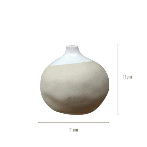Dimpled Mini Ceramic Bud Vase