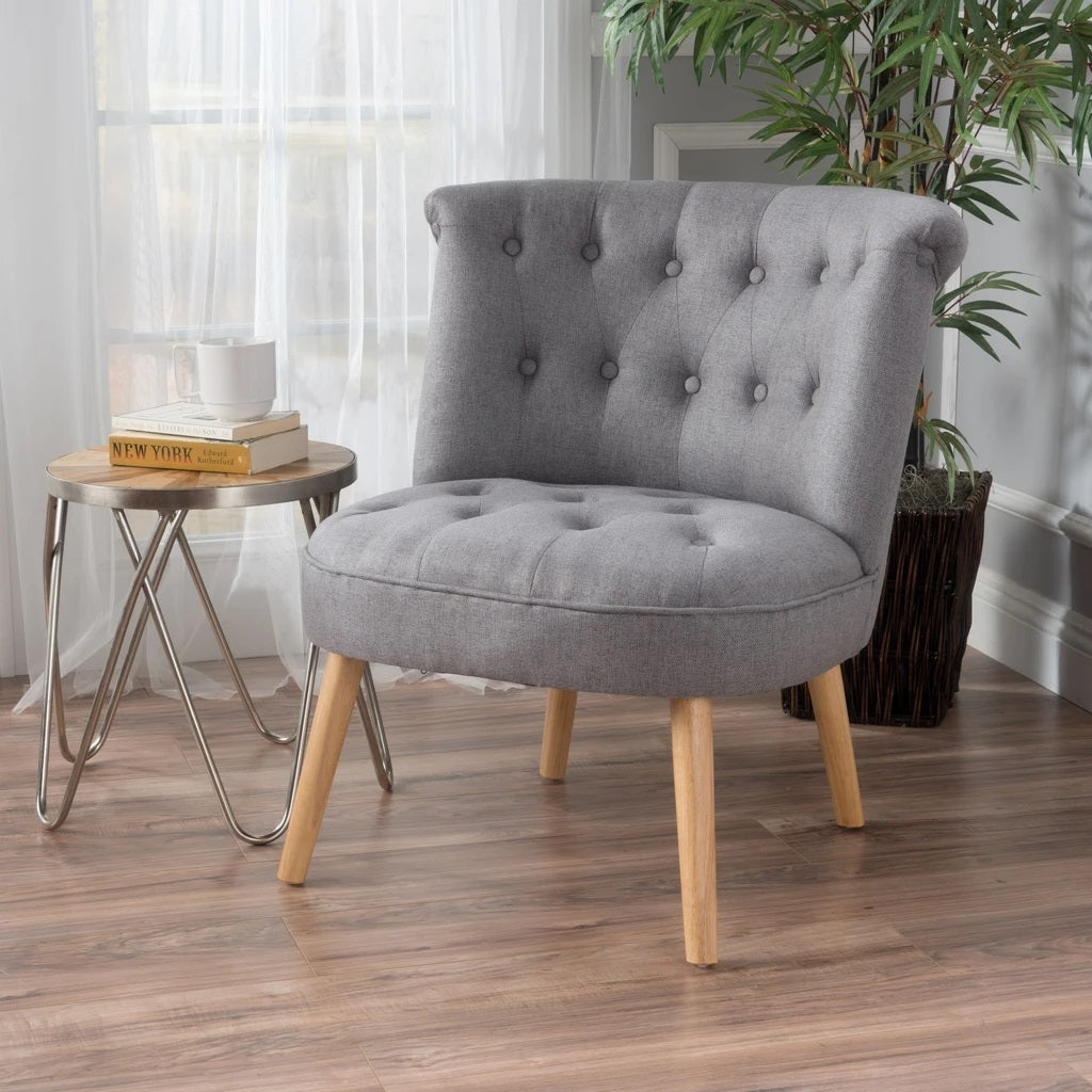 Donna Plush Tufted Accent Chair