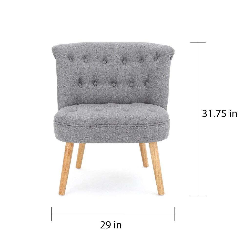 Donna Plush Tufted Accent Chair