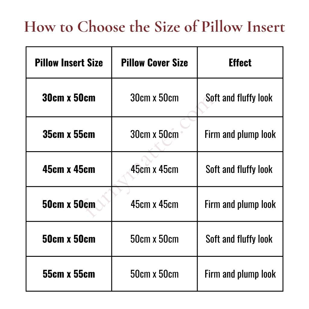 Down Alternative Throw Pillow Inserts – Furny Matter