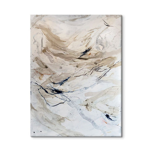Drifting Ink Abstract Wall Art Framed Print