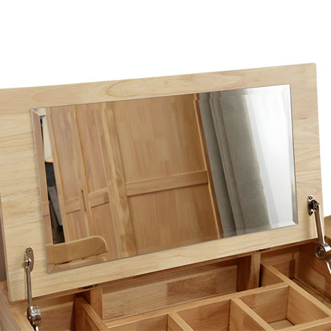 Image of Dual Function Natural Dressing Table and Working Desk