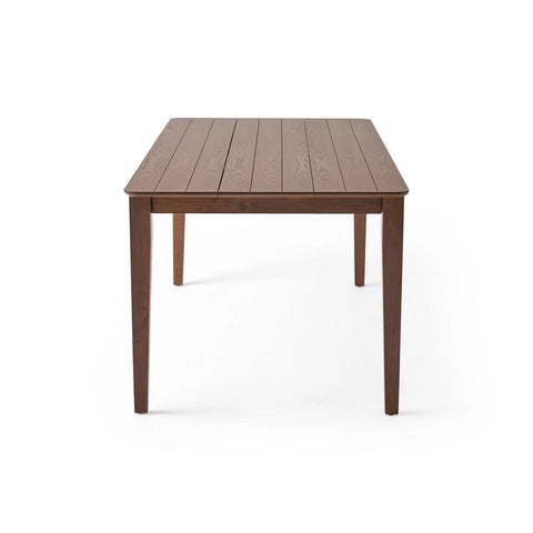 Image of Duluth Rustic Wooden Rectangular Dining Table