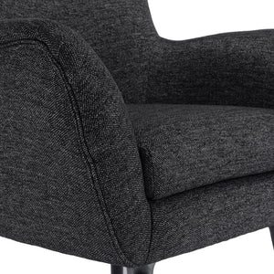 Eastdale Mid Century Modern Upholstered Wingback Club Chair
