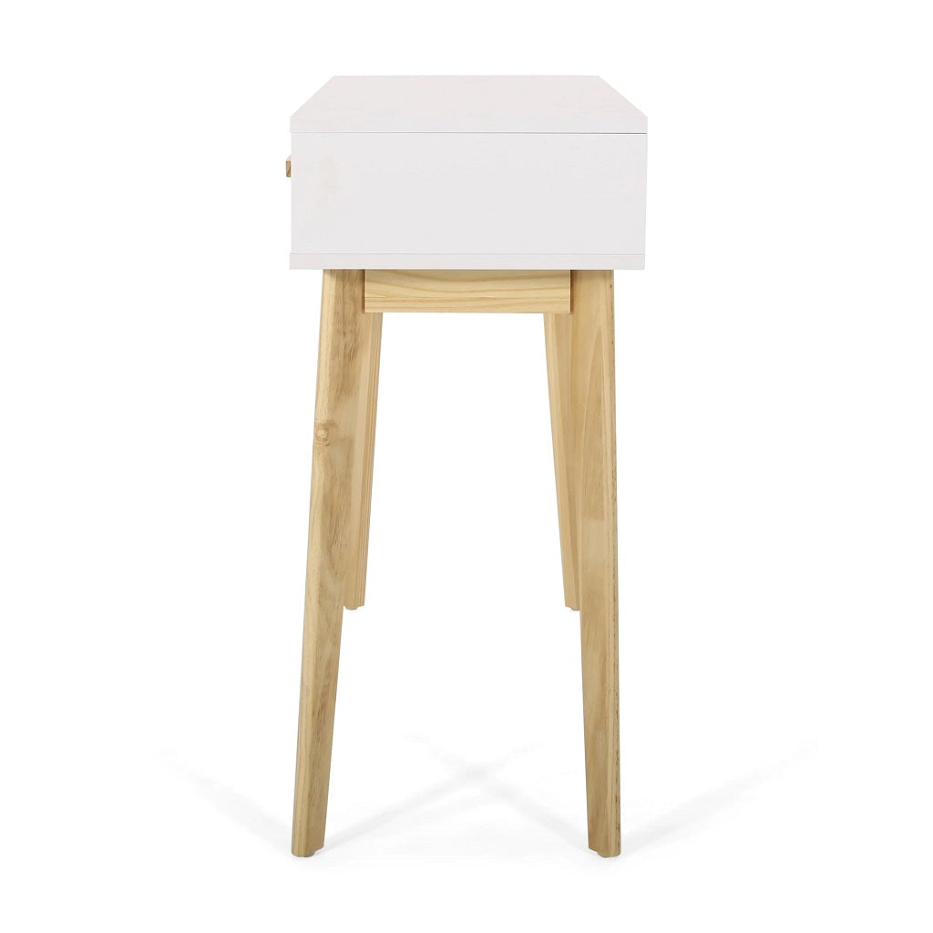 Eila Mid-Century Modern 2 Drawer Console Table