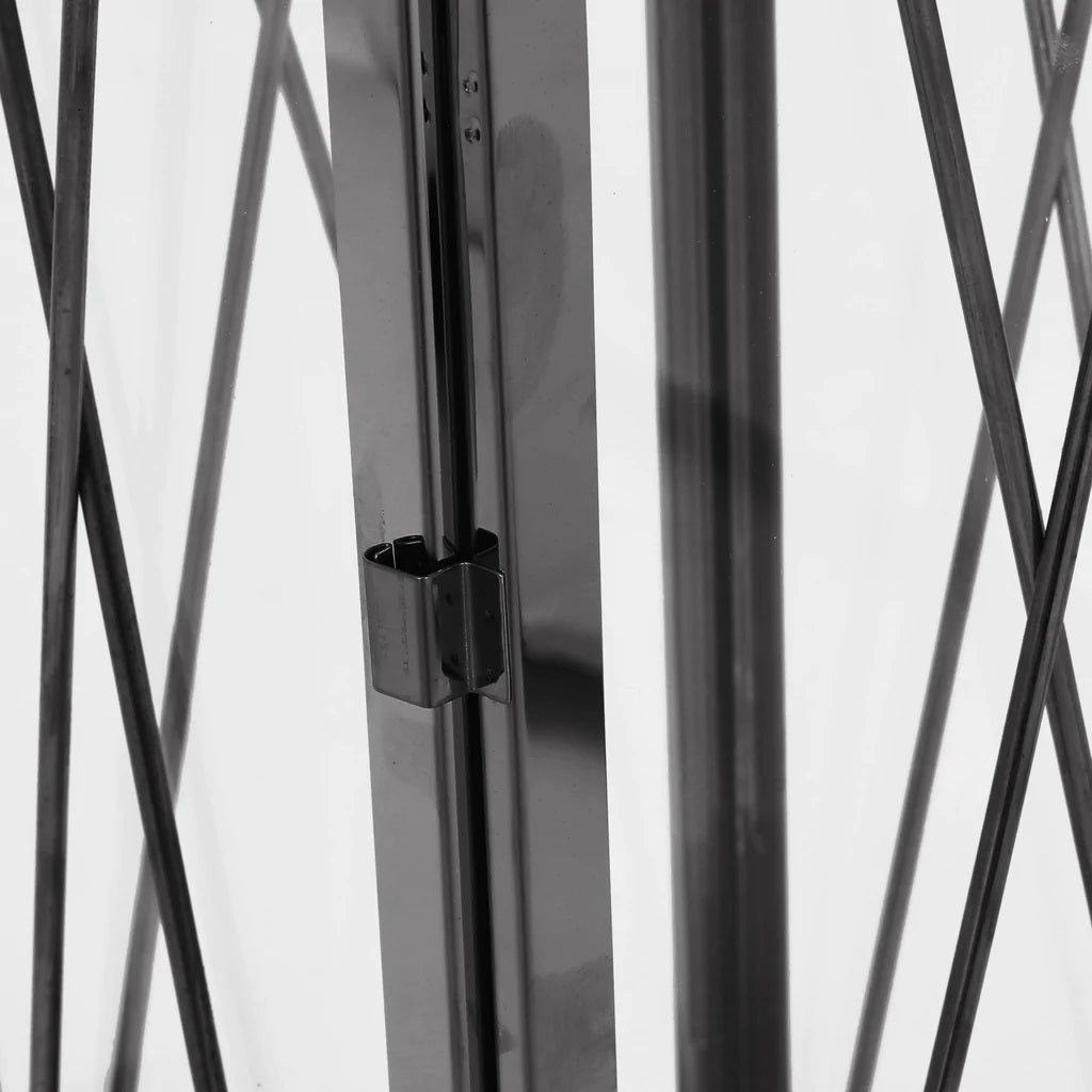 Elwick 22" Modern Outdoor Stainless Steel Lantern
