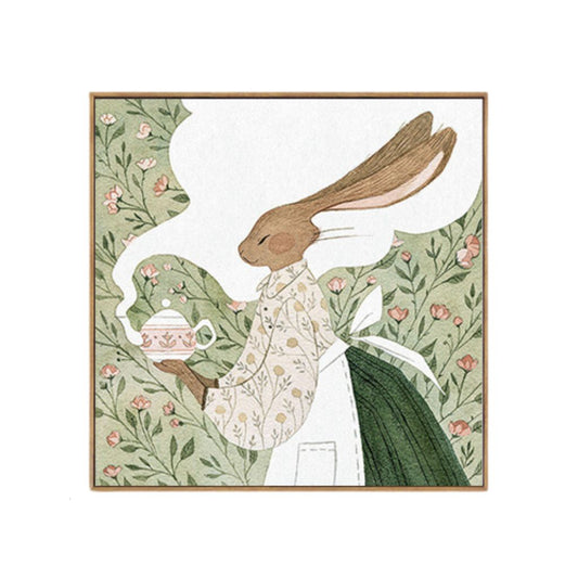 Enchanted Garden Tea Party Wall Art Framed Print