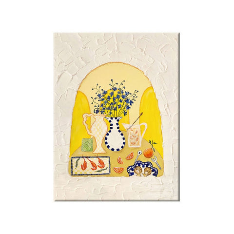 Image of Feast by the Window Wall Art Framed Print