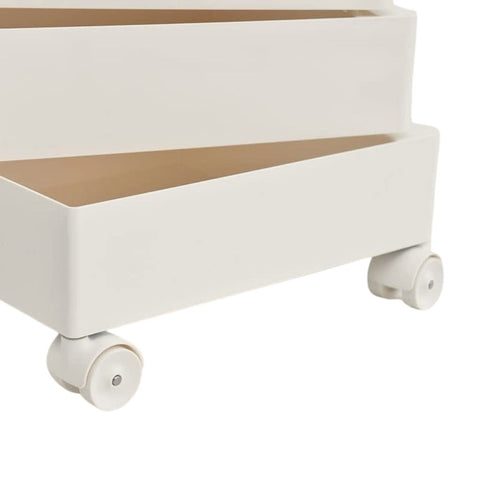 Image of Five Tiers Rotating Drawer Storage Cart with Casters