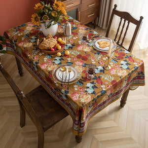 Floral Bloom Fiesta Tablecloth