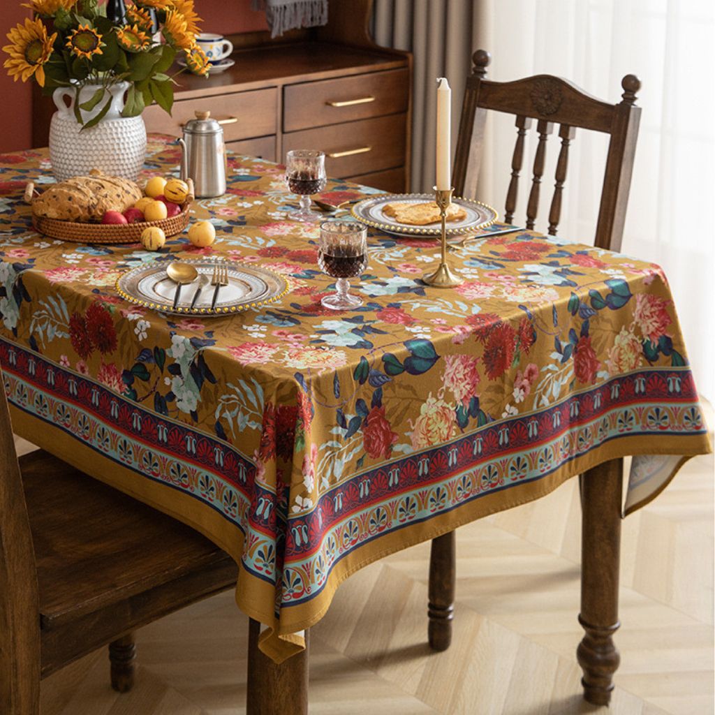 Floral Bloom Fiesta Tablecloth