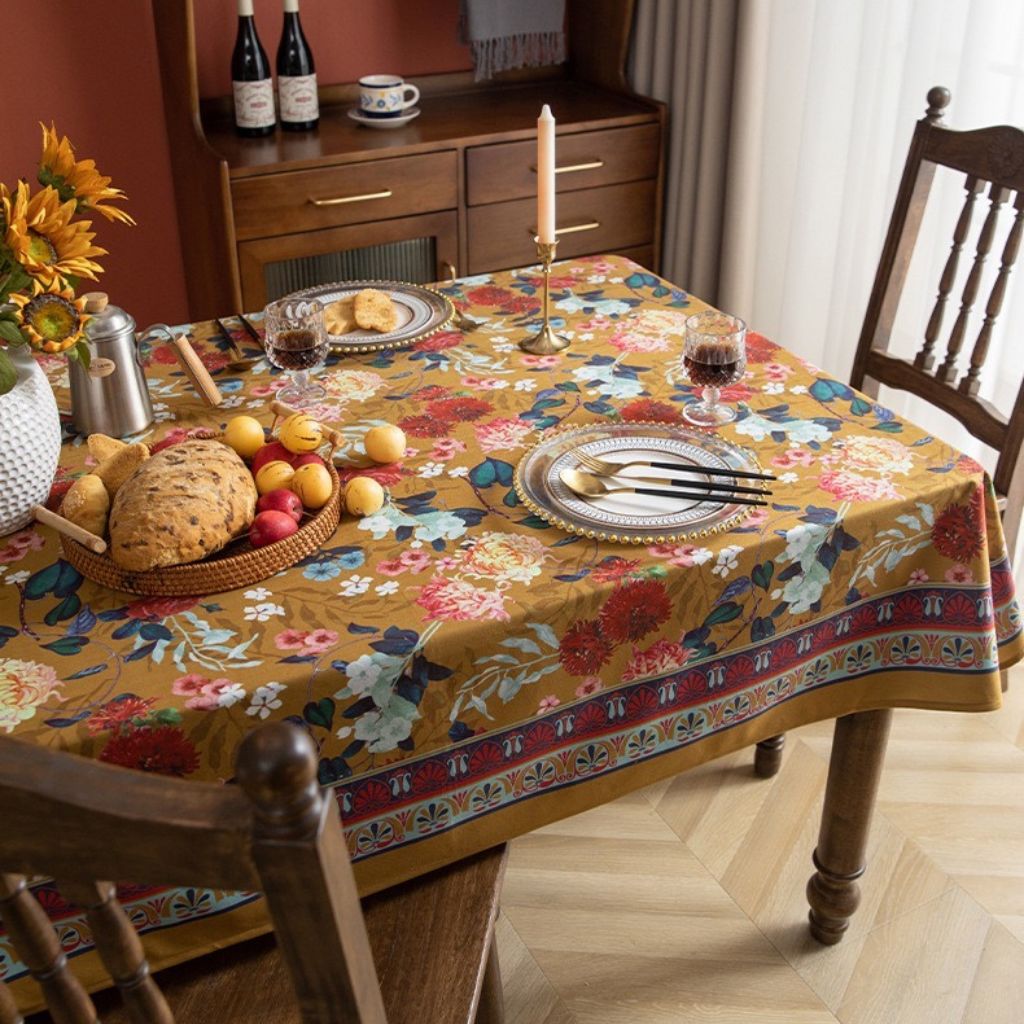 Floral Bloom Fiesta Tablecloth