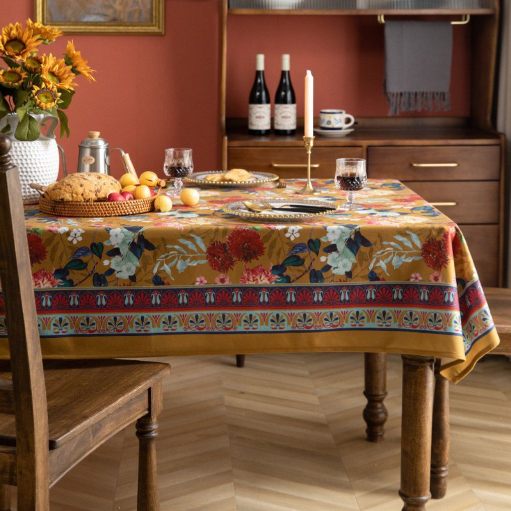 Floral Bloom Fiesta Tablecloth