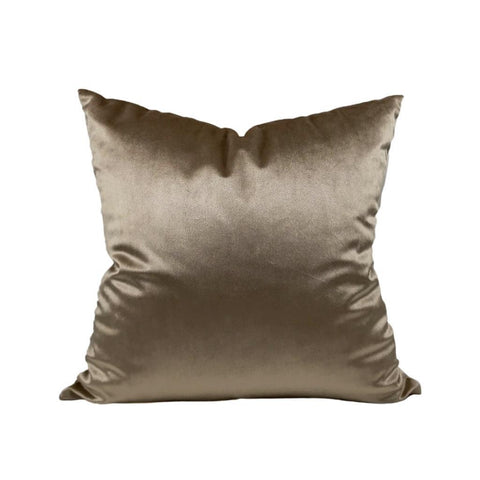 Image of Gold Metallic Wavy Lines Throw Pillow Cover