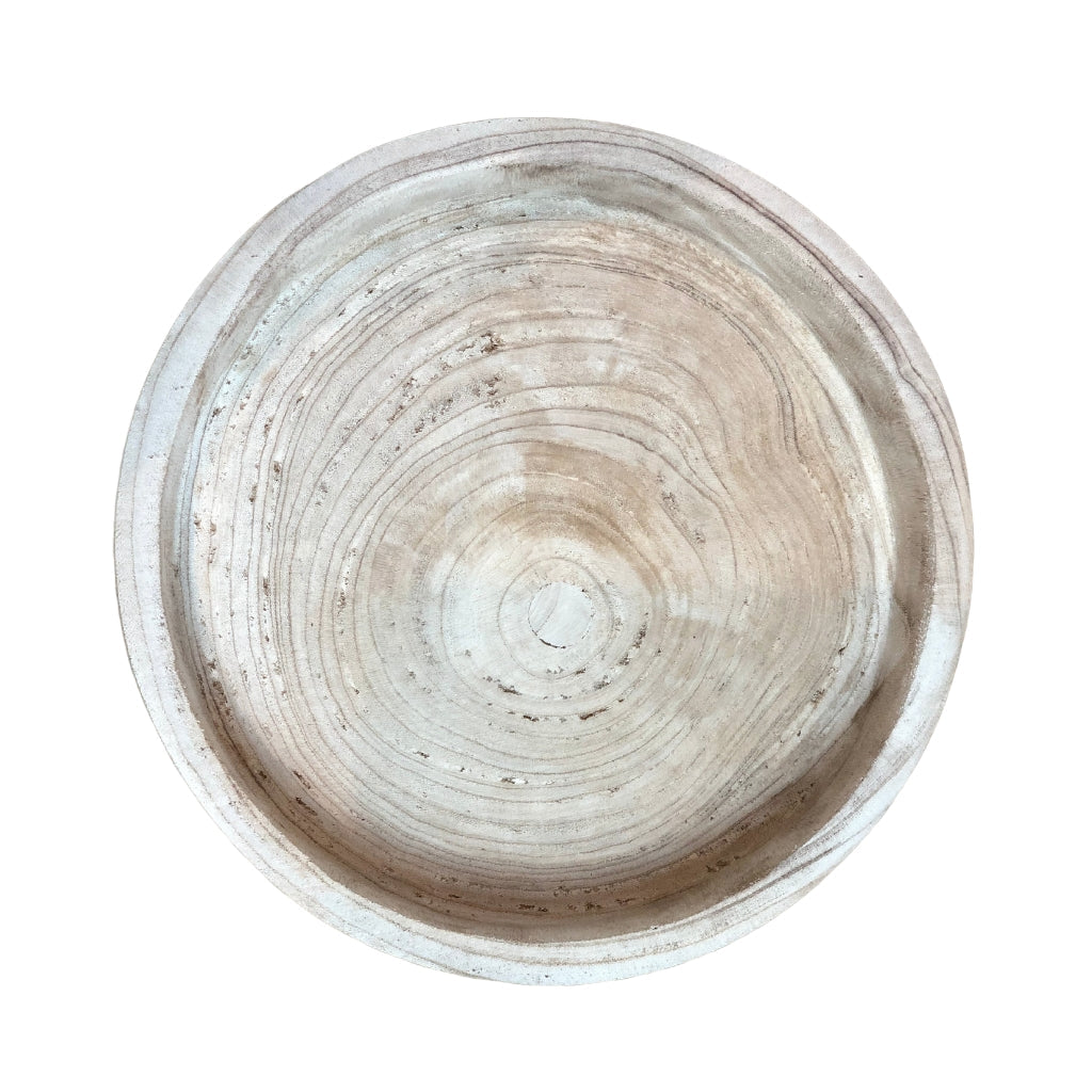 Hand-carved Paulownia Wooden Tray