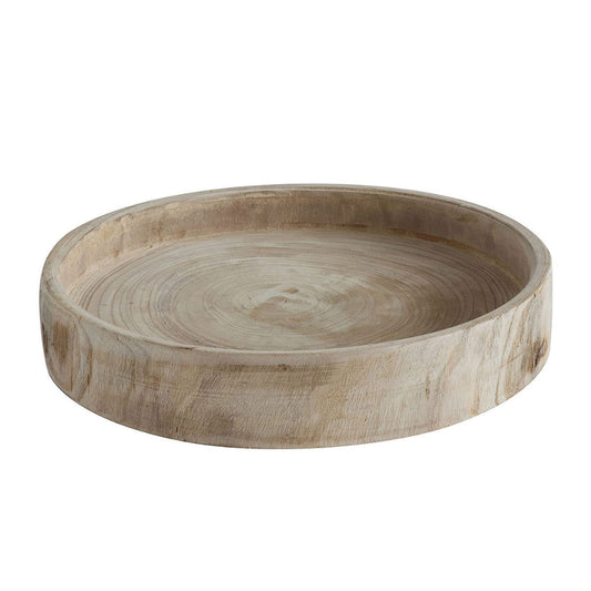 Hand-carved Paulownia Wooden Tray