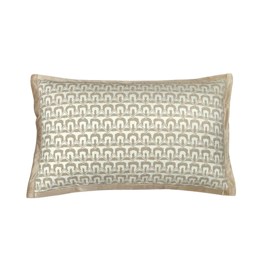 Ivory Arch Lumbar Pillow Cover