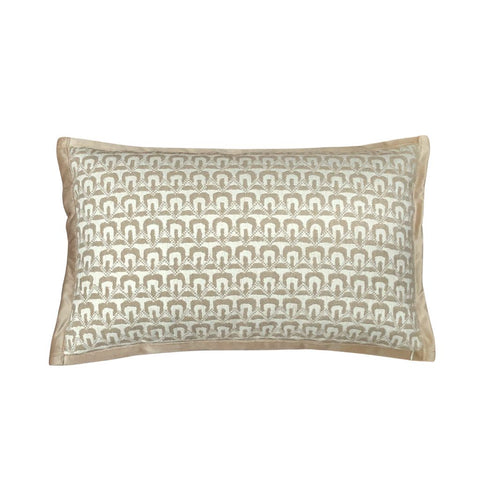 Image of Ivory Arch Lumbar Pillow Cover