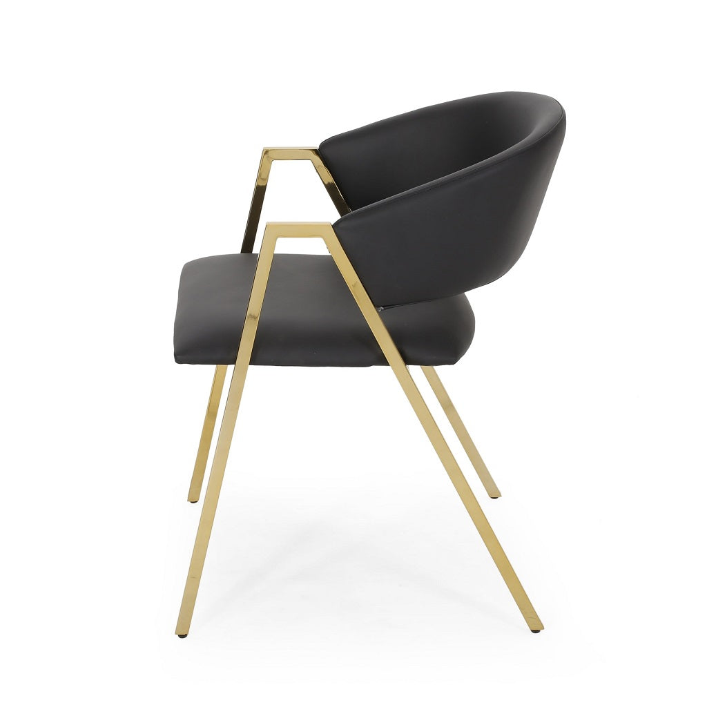 Jalexa Modern Upholstered Dining Chair (Set of 2)