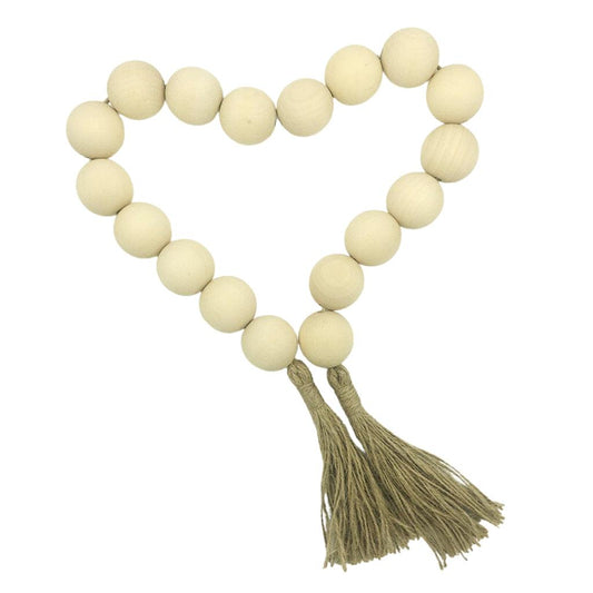 Jumbo Wood Beaded Garland (18 Beads)