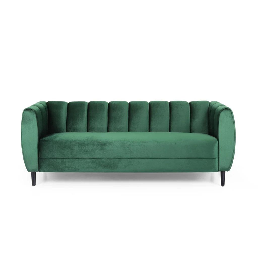 Karimah Modern Velvet 3 Seater Sofa