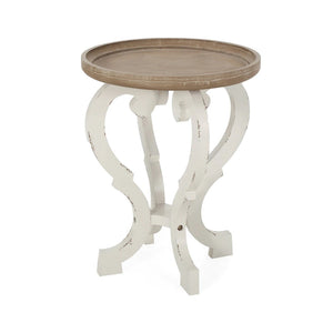 Kaye French Country Accent Table with Round Top