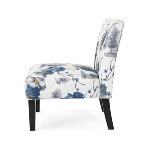 Kendal Contemporary Fabric Slipper Accent Chair