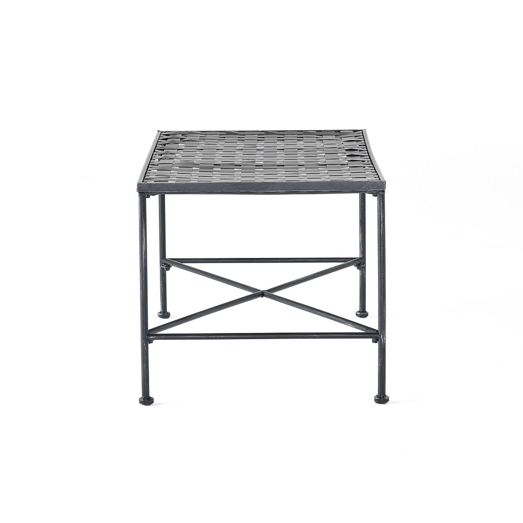 Kent Outdoor Black Iron Coffee Table
