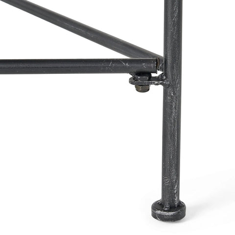 Image of Kent Outdoor Black Iron Coffee Table