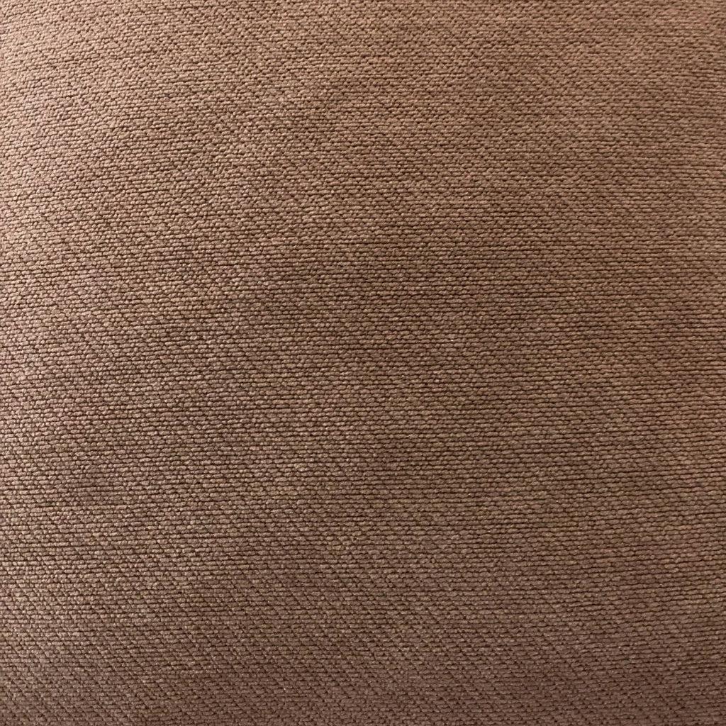 Khaki Brown Bordered Throw Pillow Cover