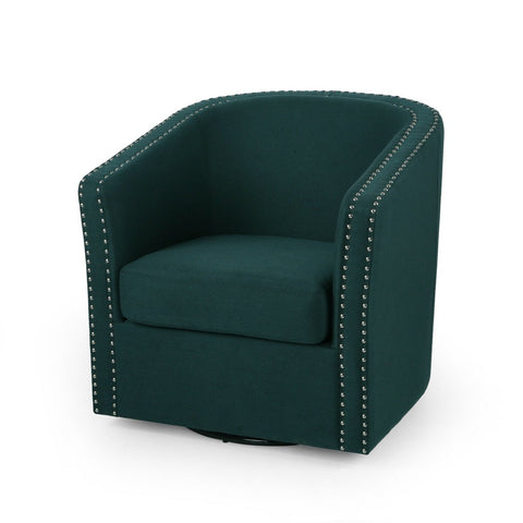 Image of Leily Contemporary Fabric Swivel Chair