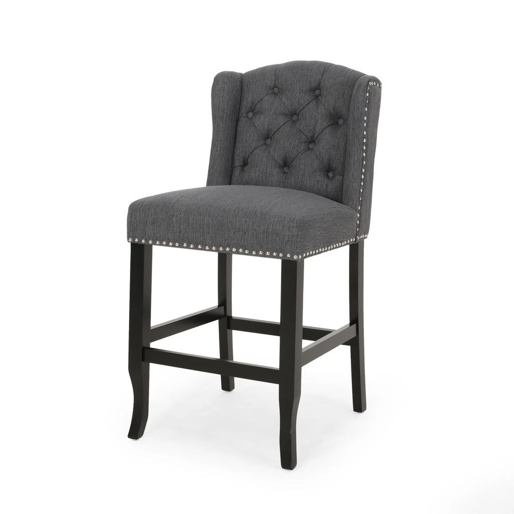 Leisha Wingback Counter Stool (Set of 2)