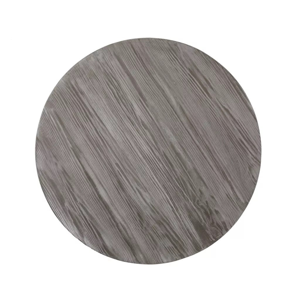 Lenka Modern Industrial Round Coffee Table