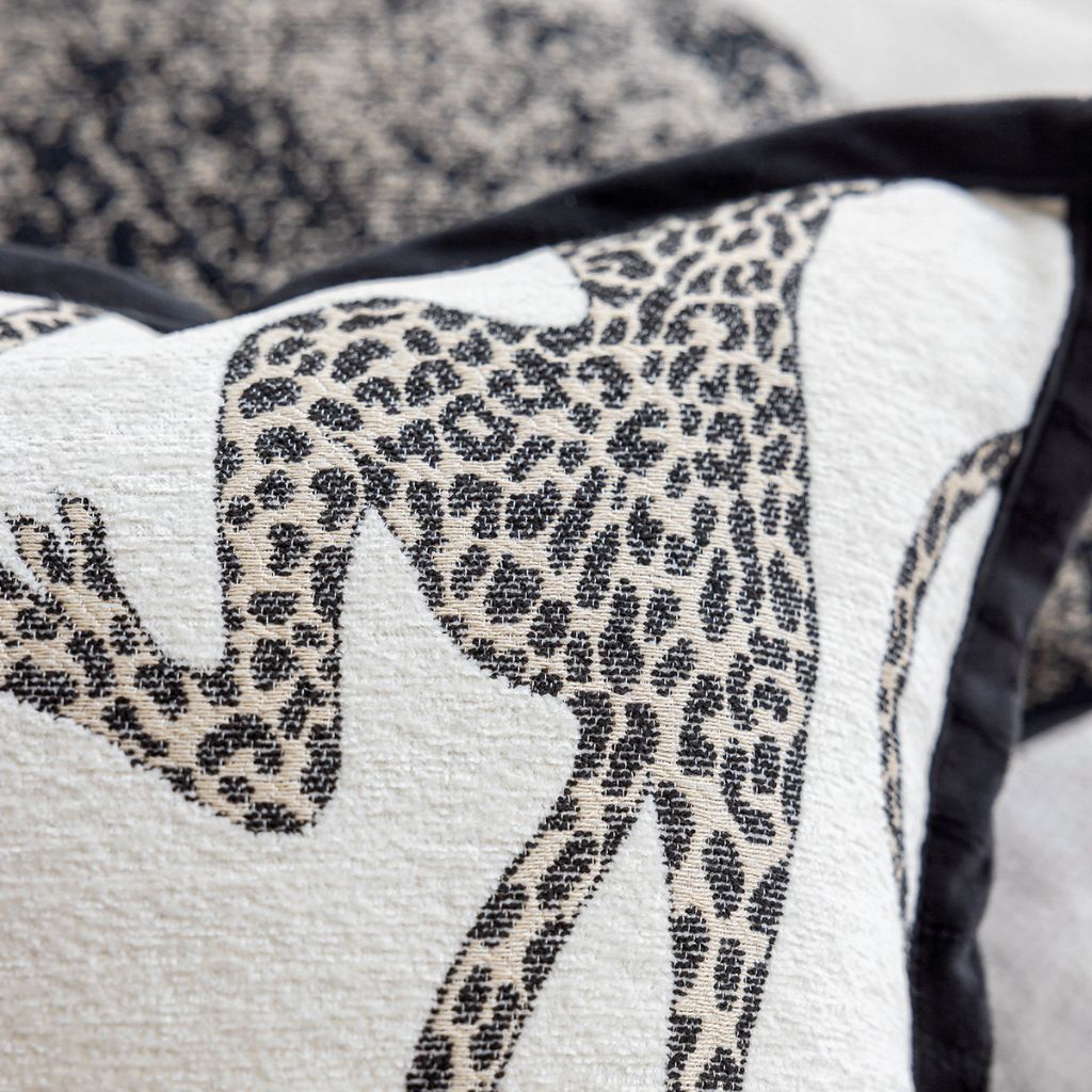 Leopards In Wild Throw Pillow Cover