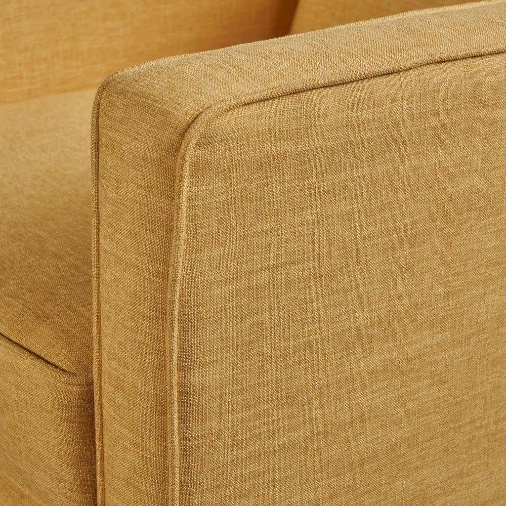 Macedonia Mid Century Modern Tufted Back Fabric Recliner