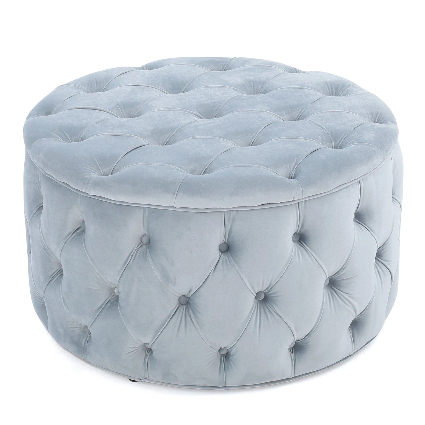Maelyn Plush New Velvet Ottoman