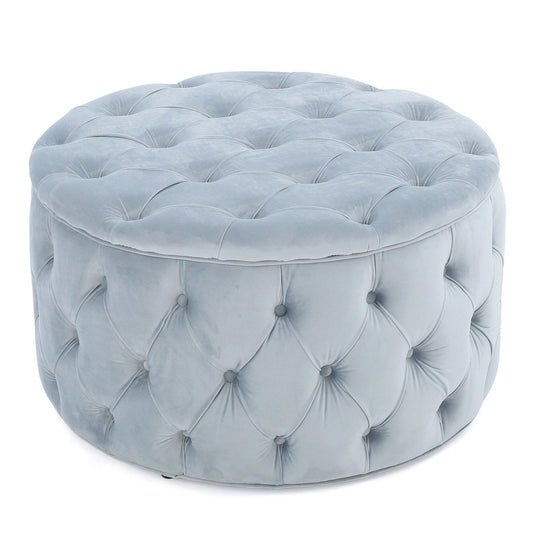 Maelyn Plush New Velvet Ottoman