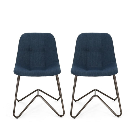 Image of Mailee Fabric Dining Chair (Set of 2)