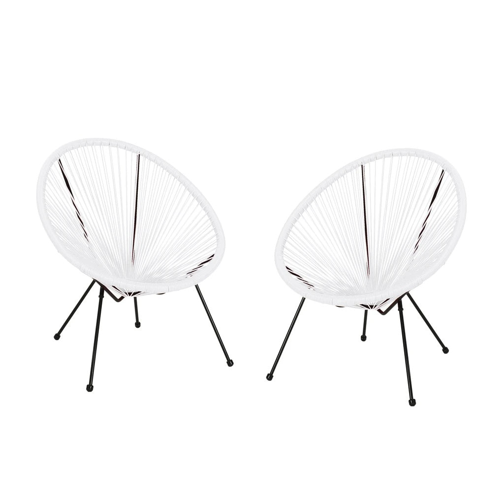 Major Outdoor Hammock Weave Chair with Steel Frame (Set of 2)