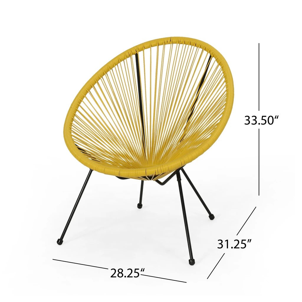 Major Outdoor Hammock Weave Chair with Steel Frame (Set of 2)