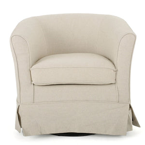 Malie Tub Design Swivel Club Chair