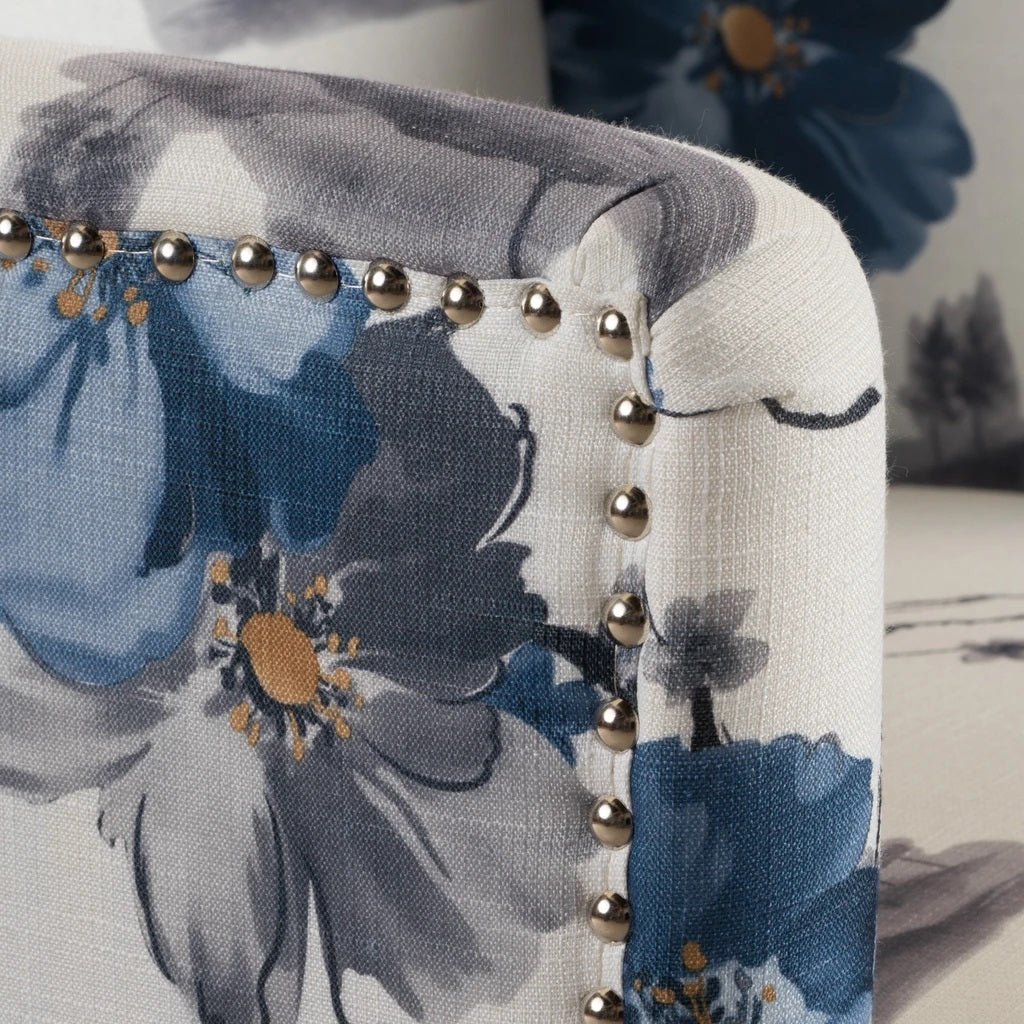 Manon Floral Print Fabric Club Chair