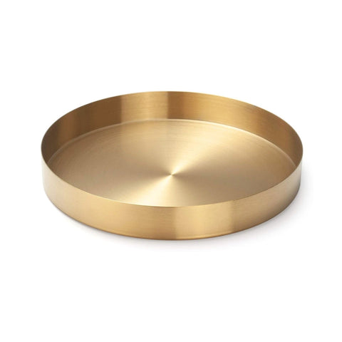 Image of Matte Finish Brass Stainless Steel Tray