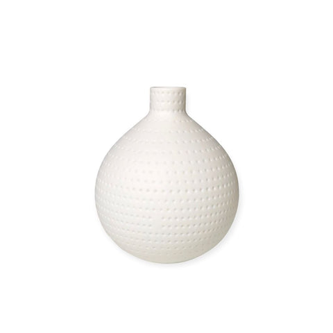 Image of Matte White Round Petite Bud Vase