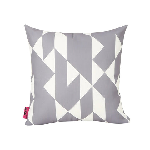 Mayme Outdoor Pillow, 17.75" Square, Abstract Geometric Pattern