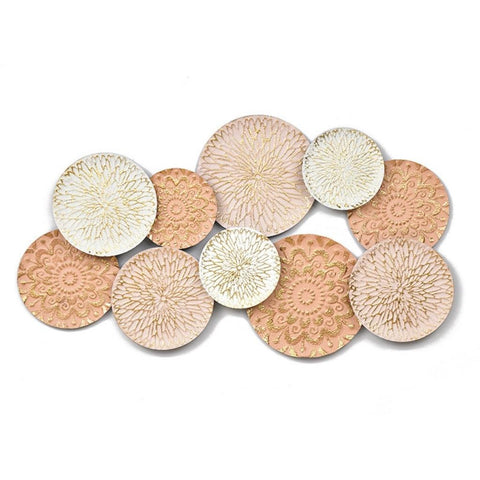 Image of Metal Floating Roundels Wall Decor