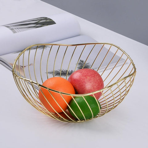 Image of Metal Fruit Basket